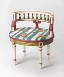 Butler Hathaway Hand Painted Vanity Seat