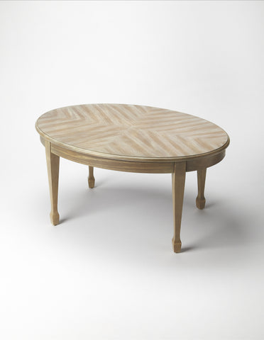 Butler Clayton Driftwood Oval Cocktail Table