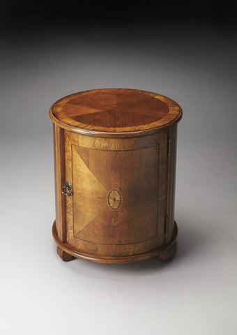 Butler Lawrie Olive Ash Burl Drum Table