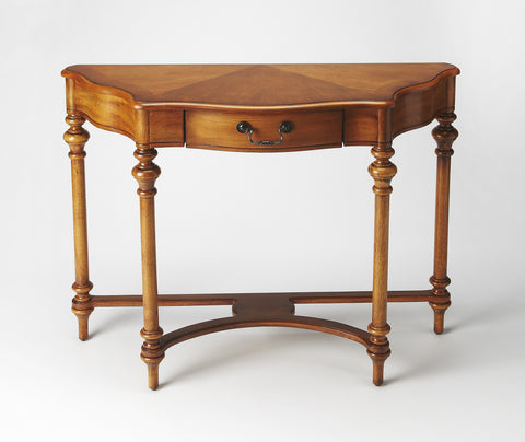 Butler Morency Olive Ash Burl Console Table