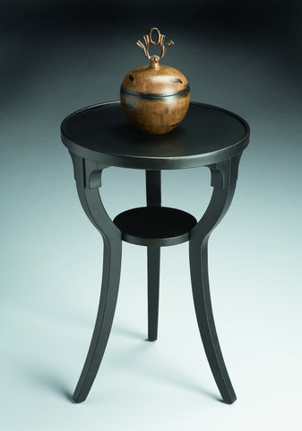 Butler Dalton Black Licorice Round Accent Table