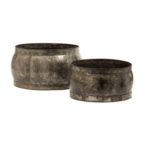 Fortress Barrel Dishes - Set Of 2