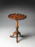 Butler Dansby Olive Ash Burl Pedestal Table