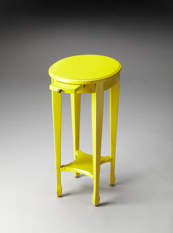Butler Arielle Yellow Round Accent Table