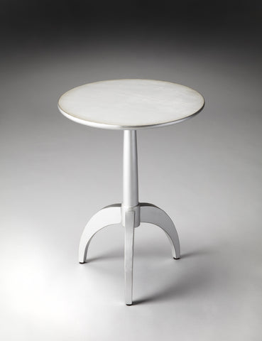 Butler Burbank Silver Accent Table