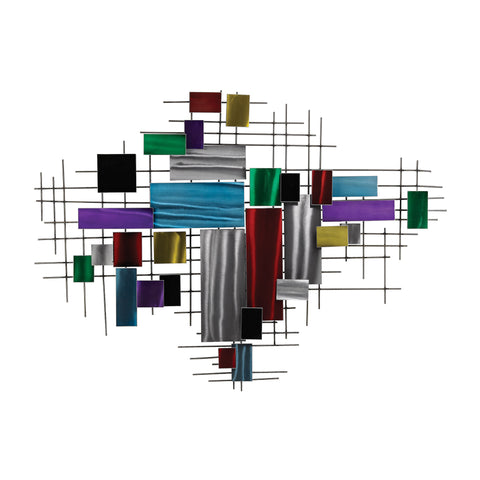 Fragmented Scenery Metal Wall Décor