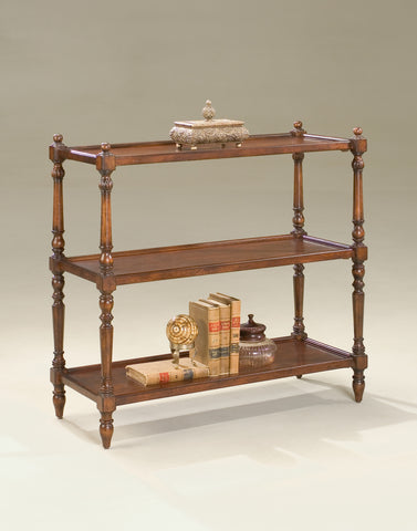 Butler Rothwell Plantation Cherry 3-Tier Console Table