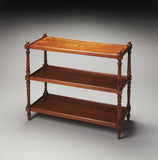 Butler Rothwell Olive Ash Burl 3-Tier Console Table