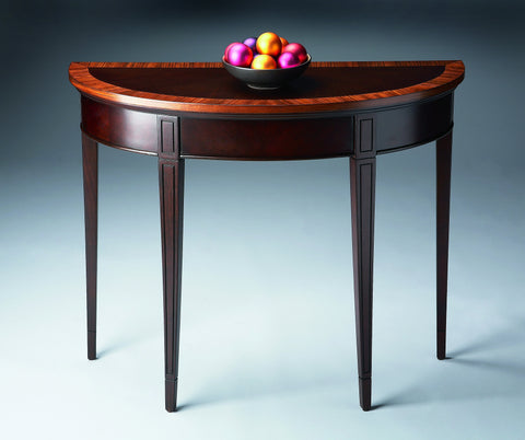 Butler Hampton Cherry Nouveau Demilune Console Table