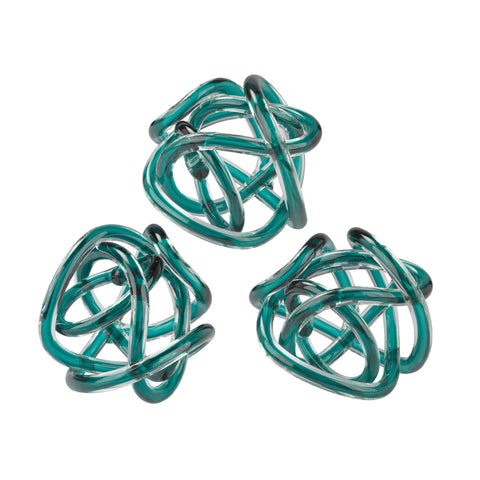 Aqua Glass Knot