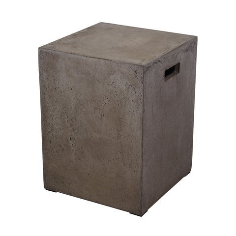 Square Handled Concrete Stool