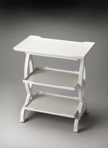 Butler Kimiko Glossy White Side Table