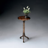 Butler Florence Brown And Gold Pedestal Table
