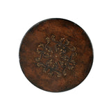 Butler Florence Brown And Gold Pedestal Table