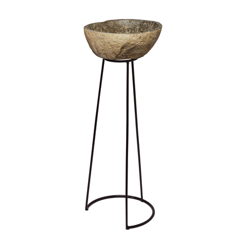 Stone & Wire Frame Pedestal