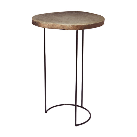 Stone Slab & Wire Frame Table