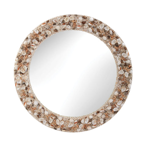 Round Shell Mirror