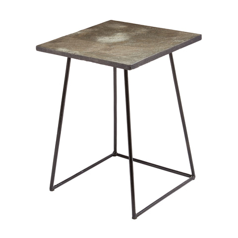 Linear Concrete Accent Table