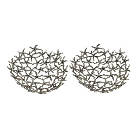 Hand Forged Silver Starfish Bowl