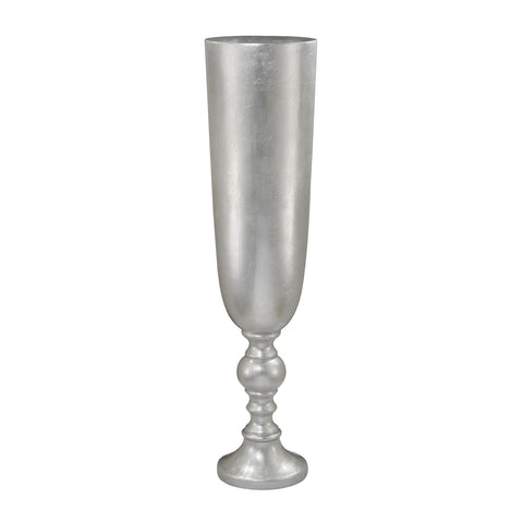 Narrow Urn Silver Leaf Planter