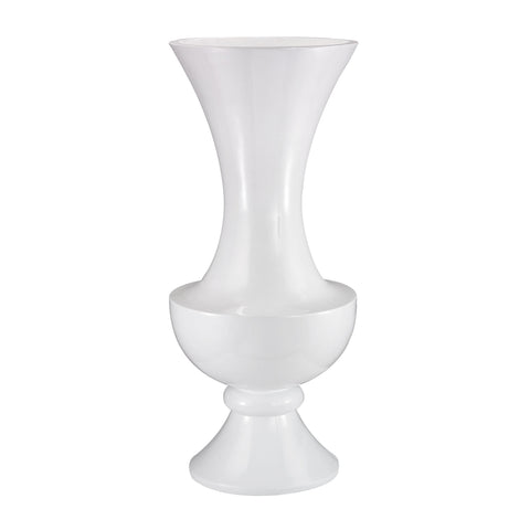 Wide Urn Gloss white Planter