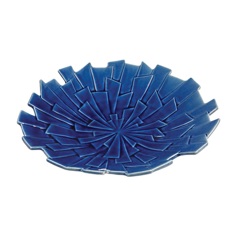 Tribal Styled Geometric Gold  Plate