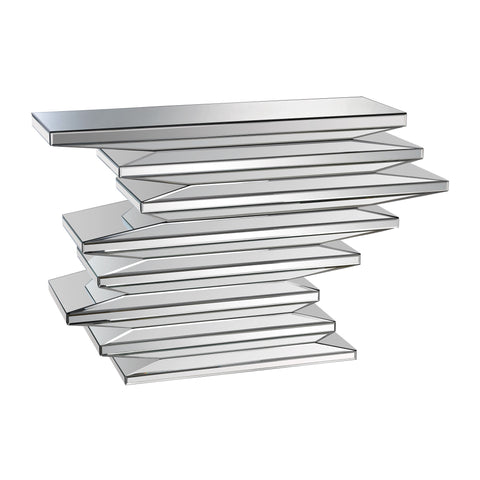 Stacked Mirror Console