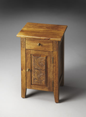 Butler Webster Hand Carved Chairside Chest