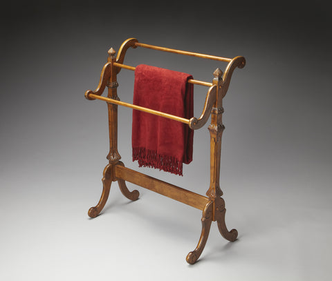 Butler Newhouse Vintage Oak Blanket Stand
