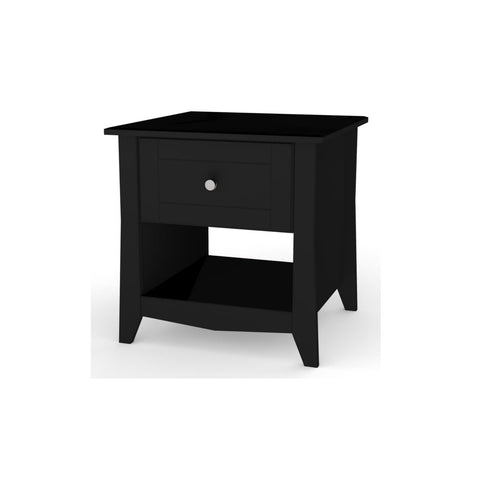 Tuxedo End Table 200806 from Nexera, Black