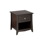 Elegance End Table 200817 from Nexera, Espresso
