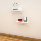 Liber-T Floating Shelves (2) 211103 from Nexera, White
