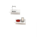 Liber-T Floating Shelves (2) 211103 from Nexera, White