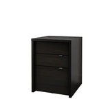 Sereni-T 3-Drawer Filing Cabinet 211206 from Nexera, Black and Ebony