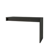 Sereni-T Reversible Desk Panel 211306 from Nexera, Black and Ebony