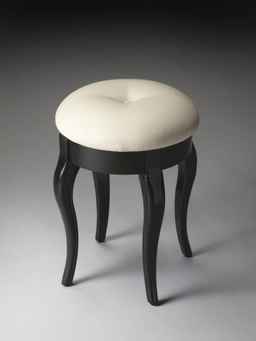 Butler Simone Black Licorice Vanity Stool