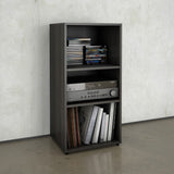 Nexera 220230 Allure 2-Shelves Bookcase, Ebony