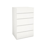 Nexera 221503 5-Drawer Chest, White