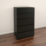 Nexera 221506 5-Drawer Chest, Black