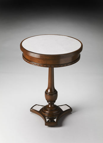 Butler Adele Mirror And Mahogany Accent Table