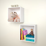 Nexera Wall Shelves 222503, Set of 2, White