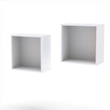 Nexera Wall Shelves 222503, Set of 2, White