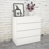 Nexera 223603 4-Drawer Chest, White