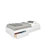 Nexera 223903 Blvd Twin Size Storage Bed, White