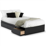 Avenue Twin Size Storage Bed 223906 from Nexera, Black