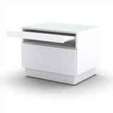 Nexera 224803 Blvd End Table, White