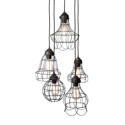 Five-Wire Pendant Lamp