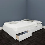 Nexera 225403 Blvd Full Size Storage Bed, White