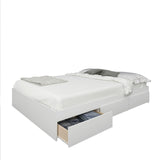 Nexera 225403 Blvd Full Size Storage Bed, White