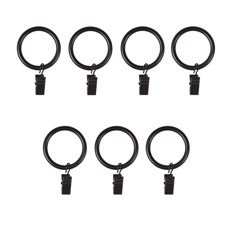 Clip Rings (7) Large 1 Matte Black